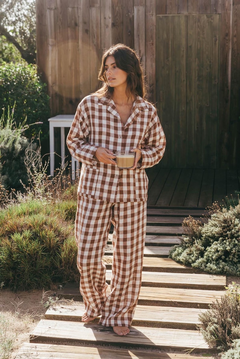 Women's Long sleeve Pajama Pants Set