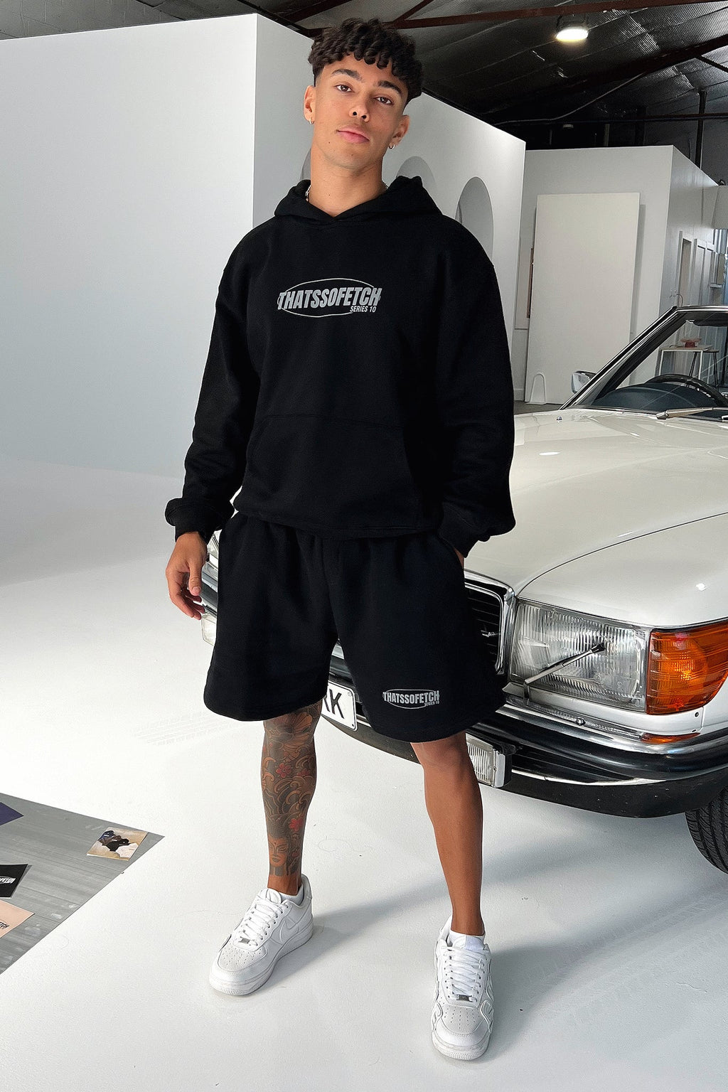 Series 10 3/4 Shorts - Black