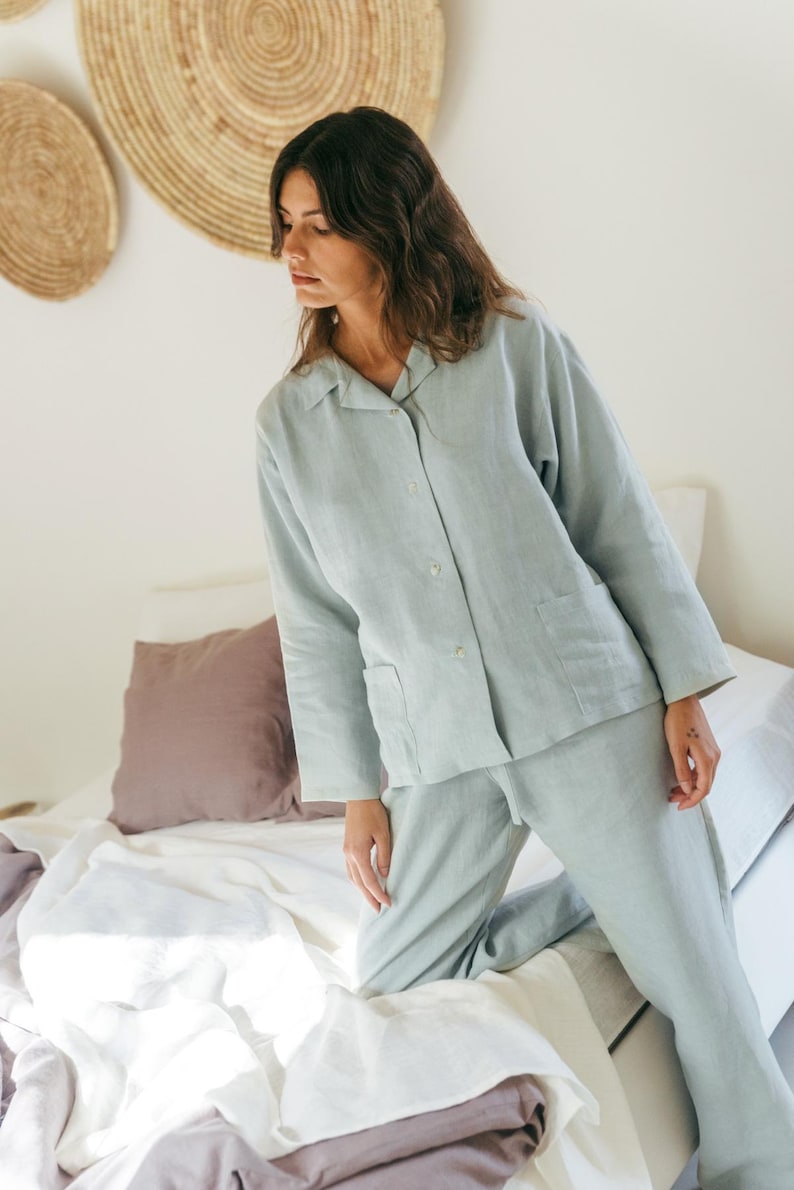 Women's Long sleeve Pajama Pants Set