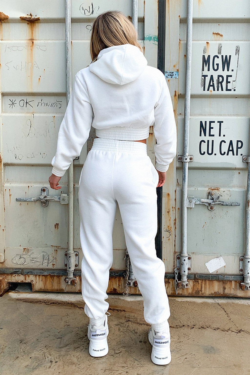 Taledo Track Pant - White