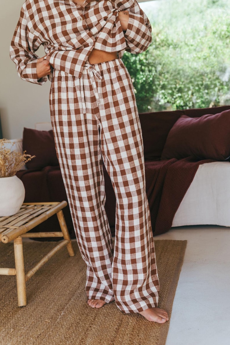 Women's Long sleeve Pajama Pants Set