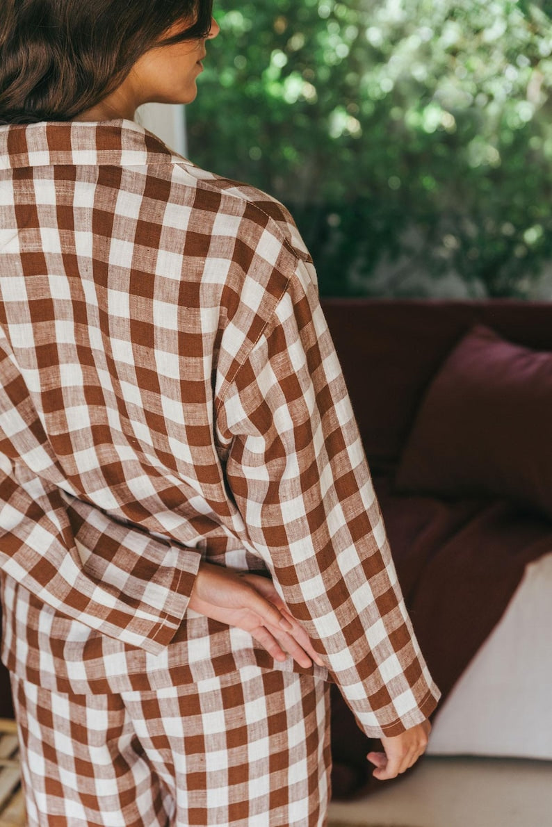 Women's Long sleeve Pajama Pants Set