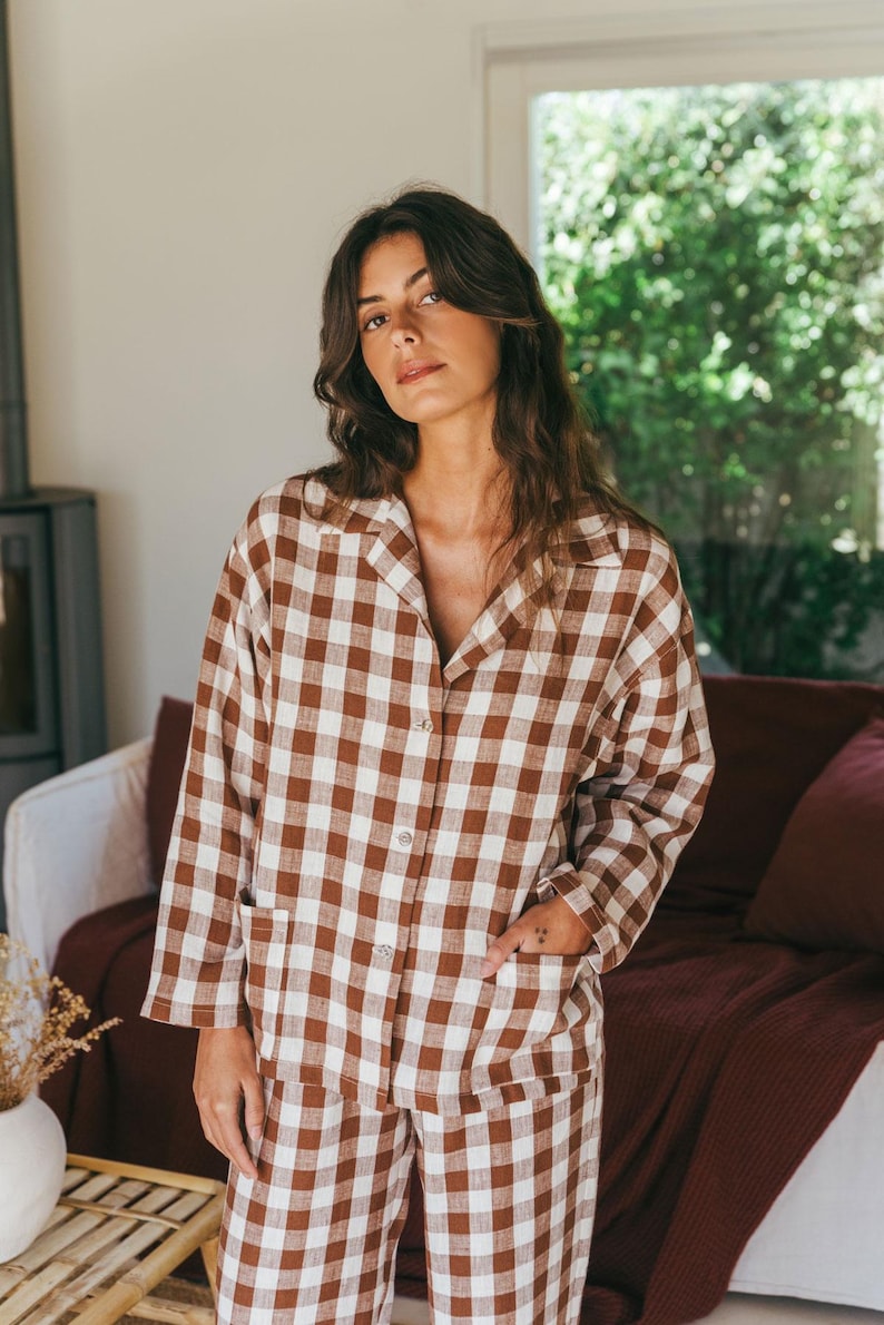 Women's Long sleeve Pajama Pants Set