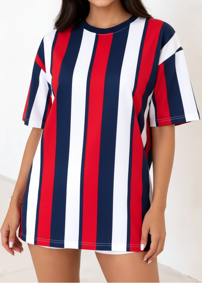 Blue White Red Stripe