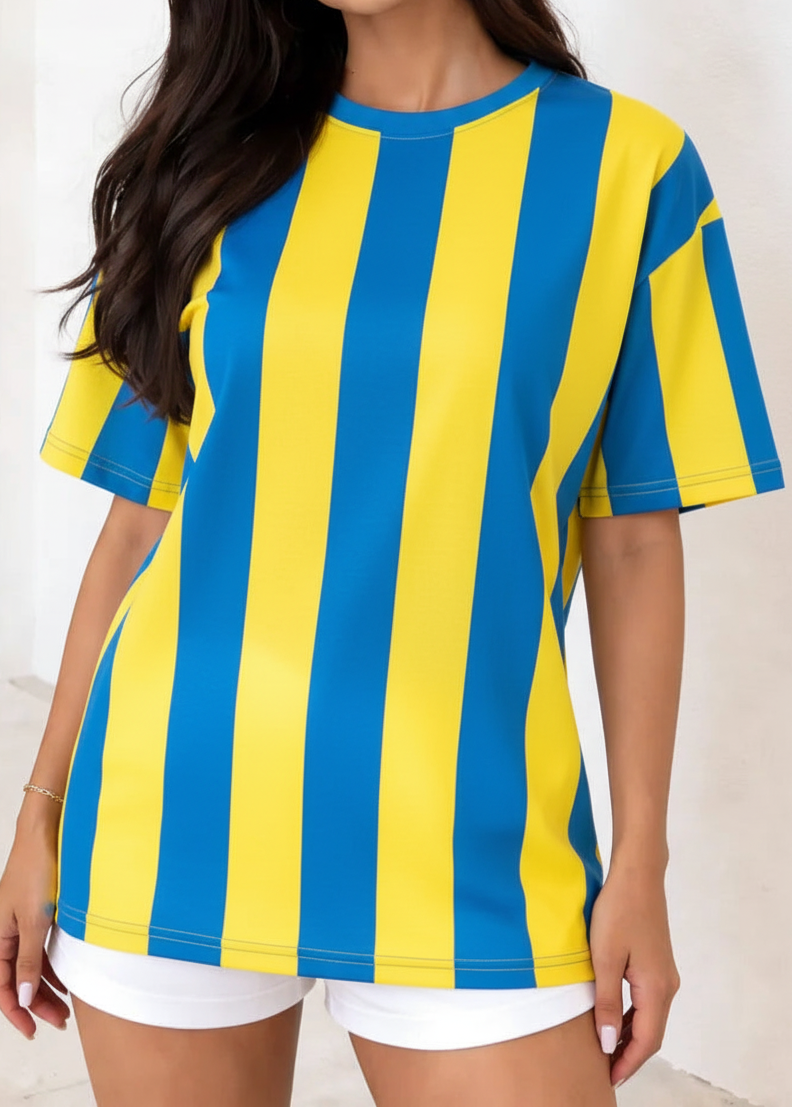 Yellow Blue Stripe