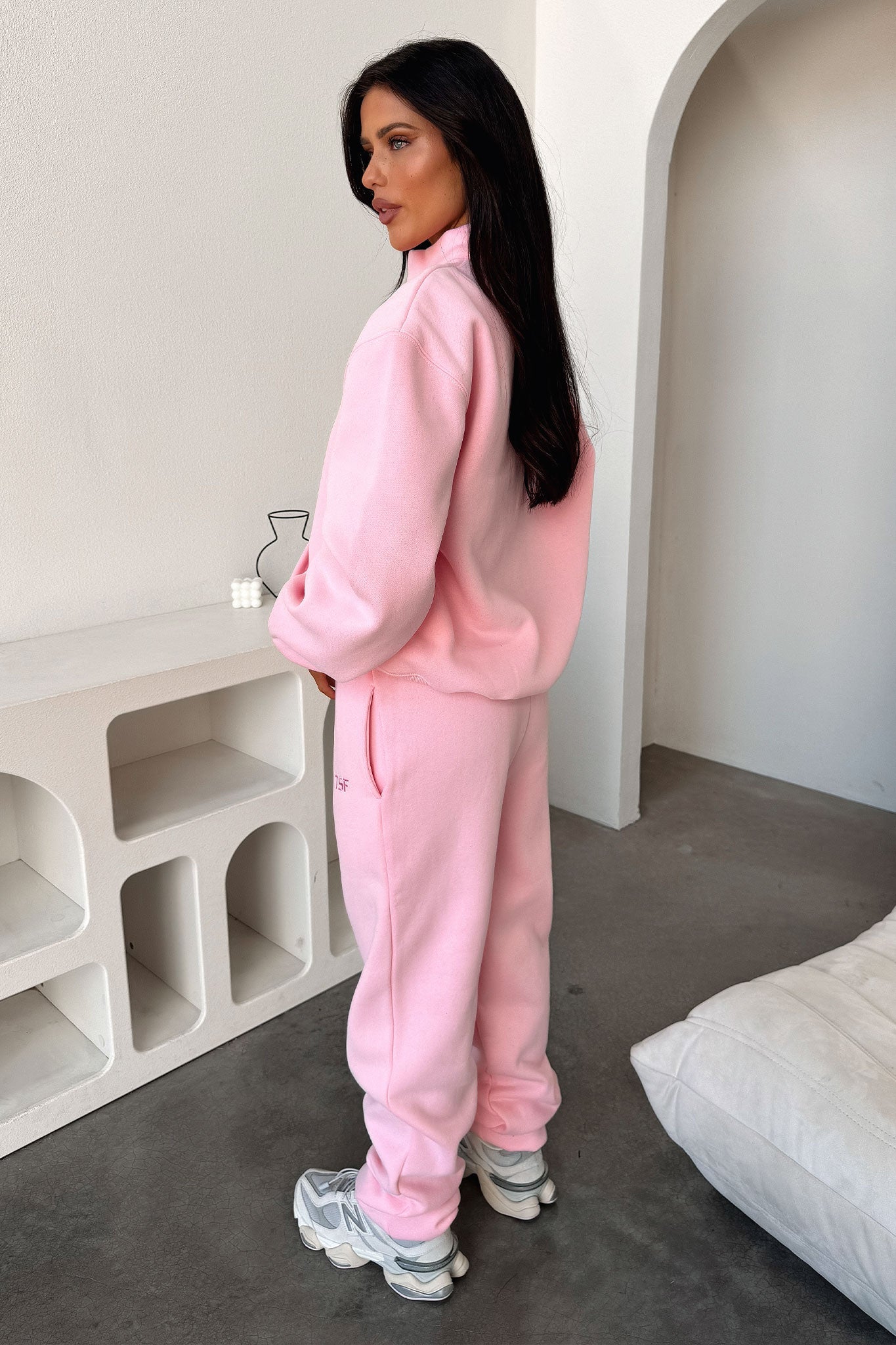 Kaztek Half Zip Sweater - Pink