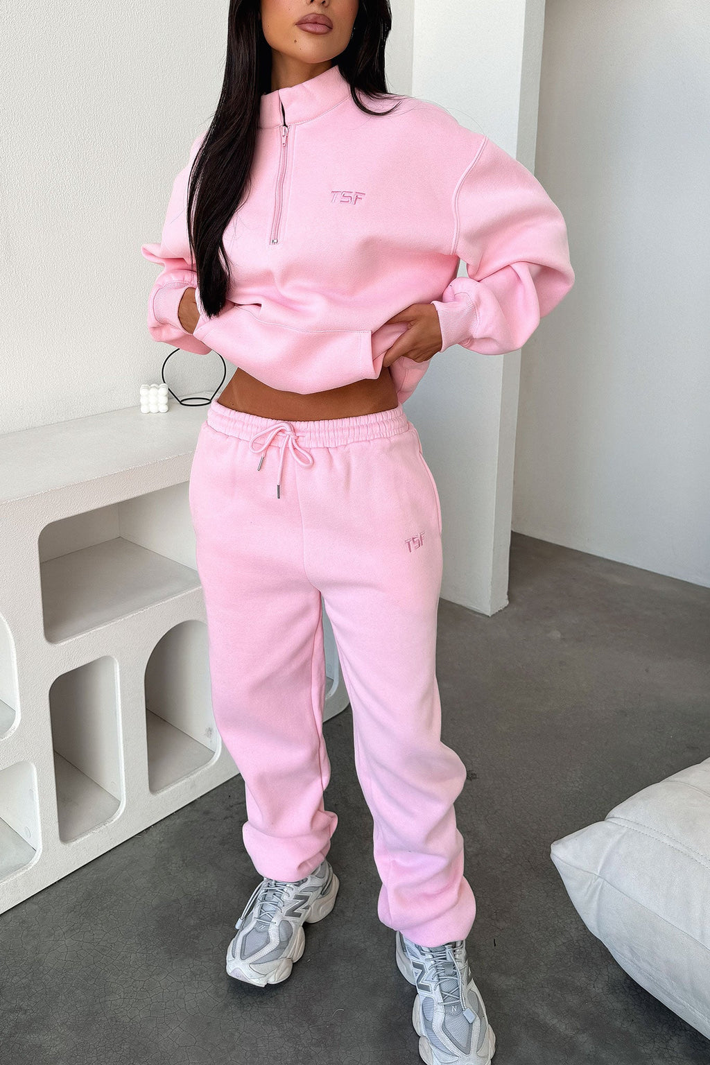 Kaztek Half Zip Sweater - Pink