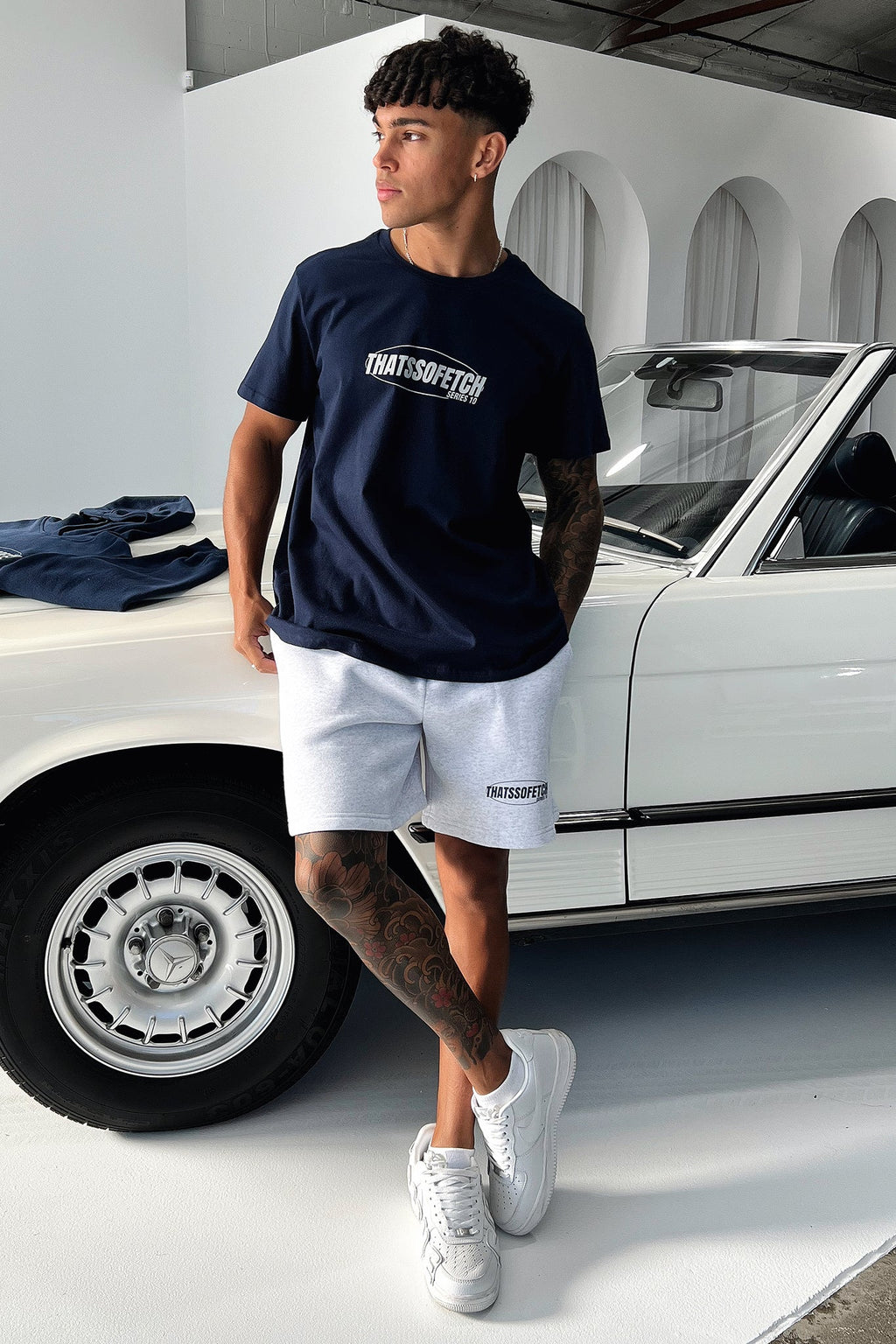 Series 10 Oversized Tee - Navy