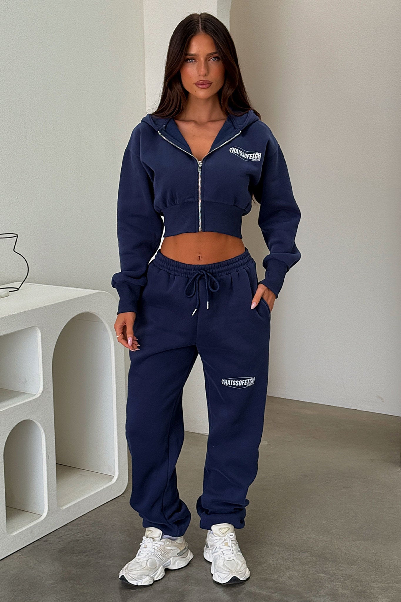Series 10 Cropped Jacket - Navy