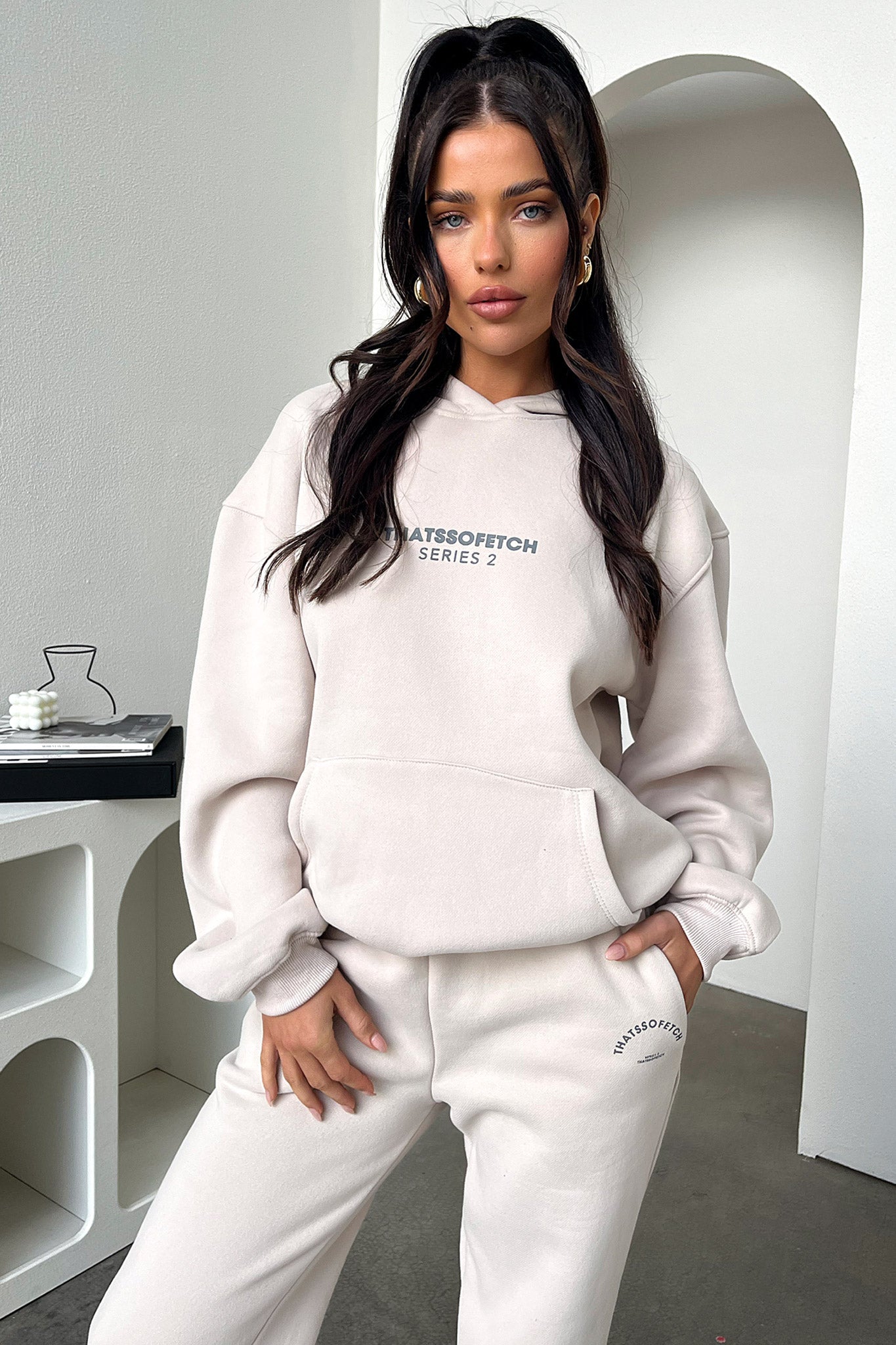 Series 2 Sweatpants - Beige / Charcoal