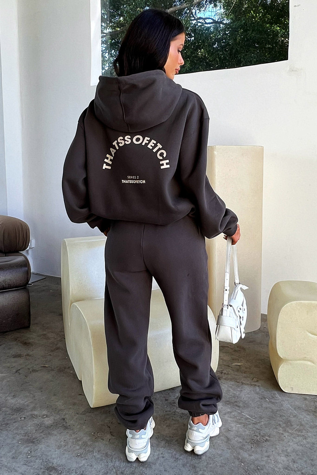 Series 2 Hoodie - Charcoal / Beige