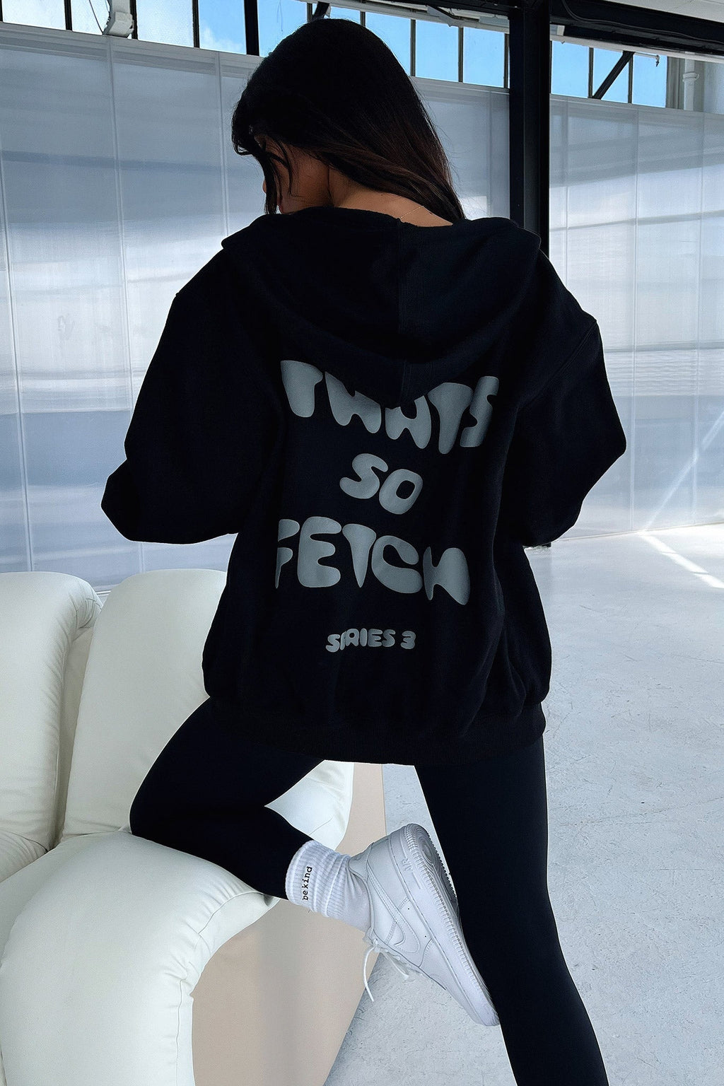Series 3 Zip Up Hoodie - Black