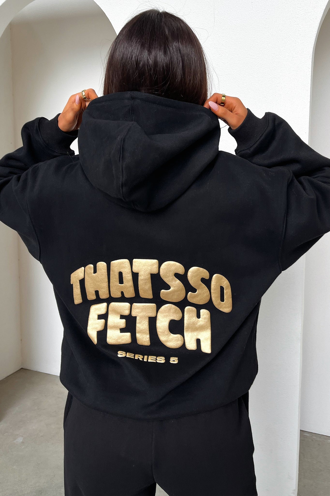 Series 5 Hoodie - Black/Gold